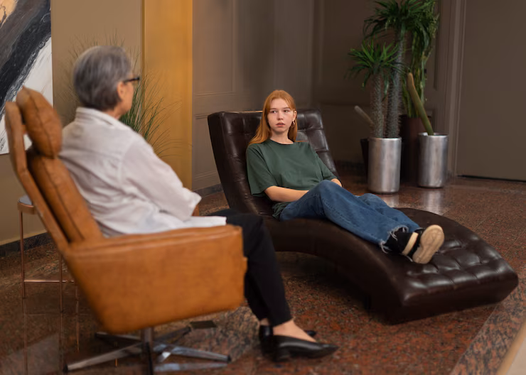woman in individual therapy at mental health facilities in san luis obispo county